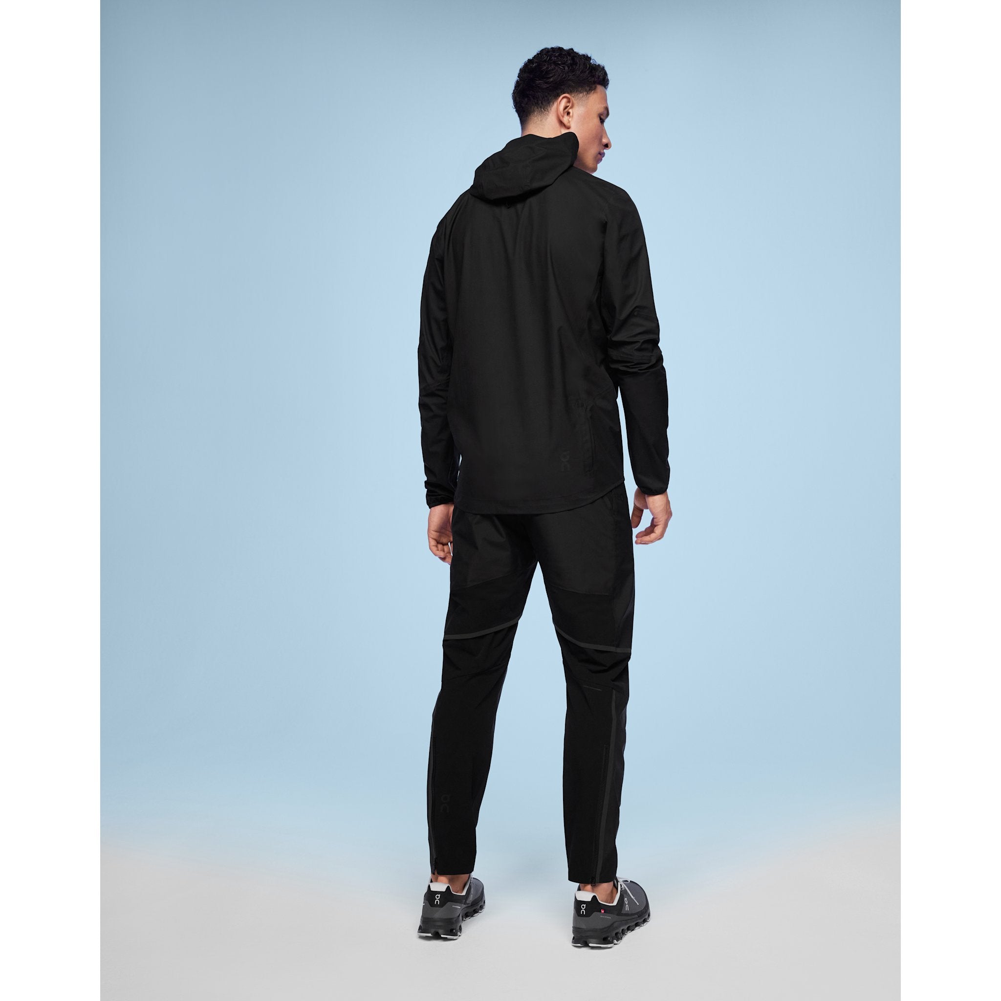 On Waterproof Anorak Black