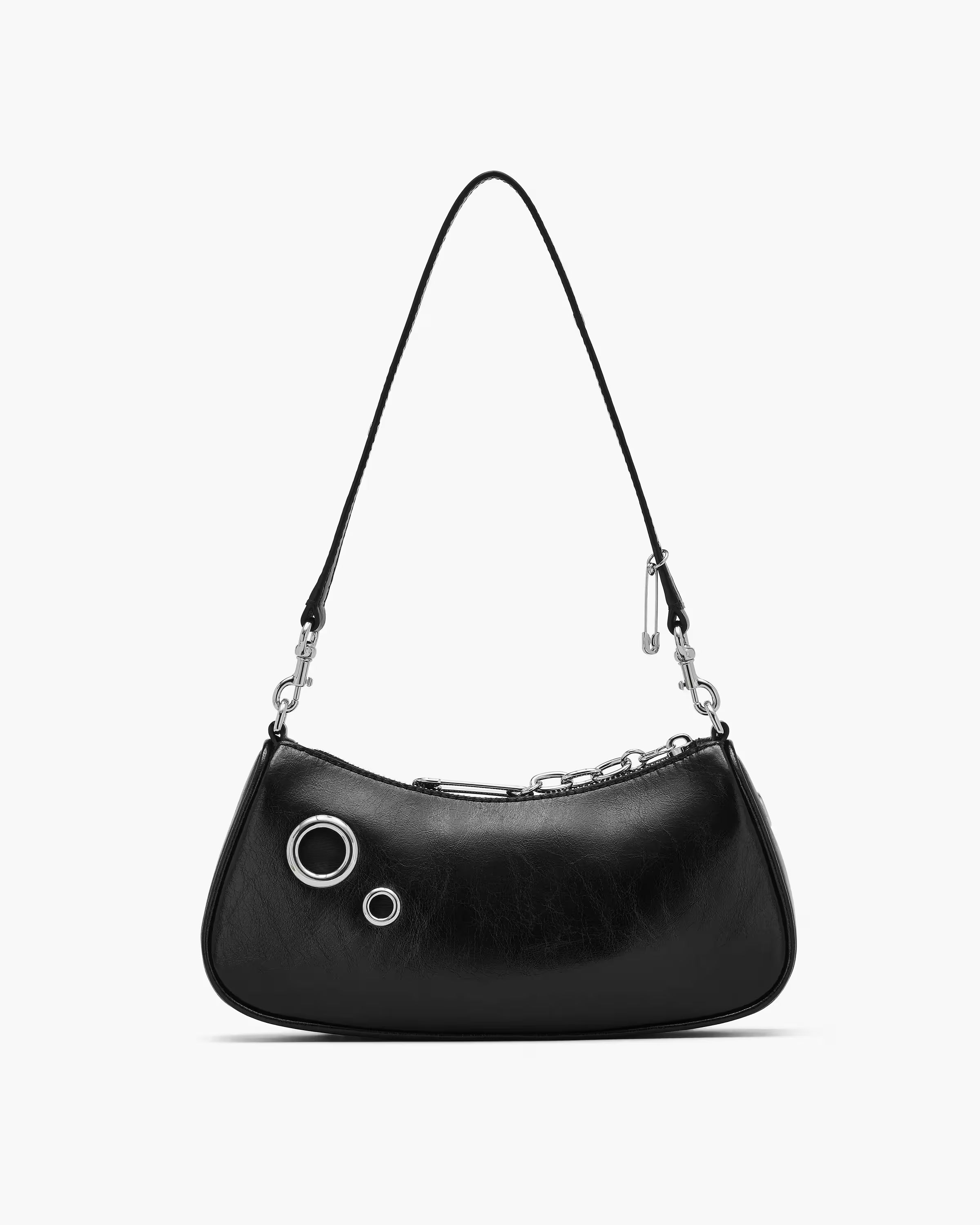 Marc Jacobs The Grommet Charm Shoulder Bag Black