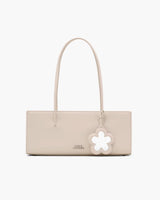 Marc Jacobs The Glam Mirror Satchel Cotton White