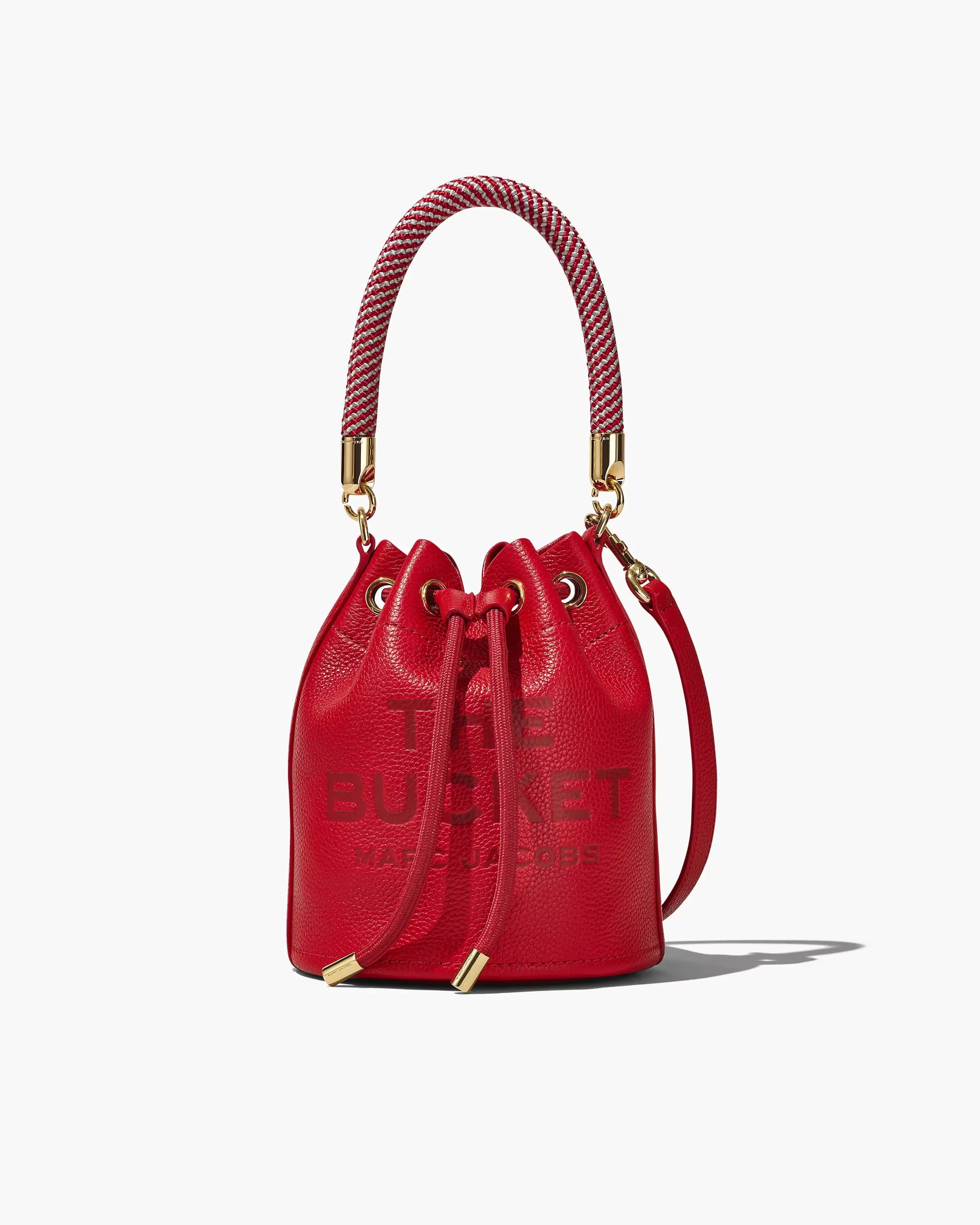 Marc Jacobs The Leather Bucket Bag True Red