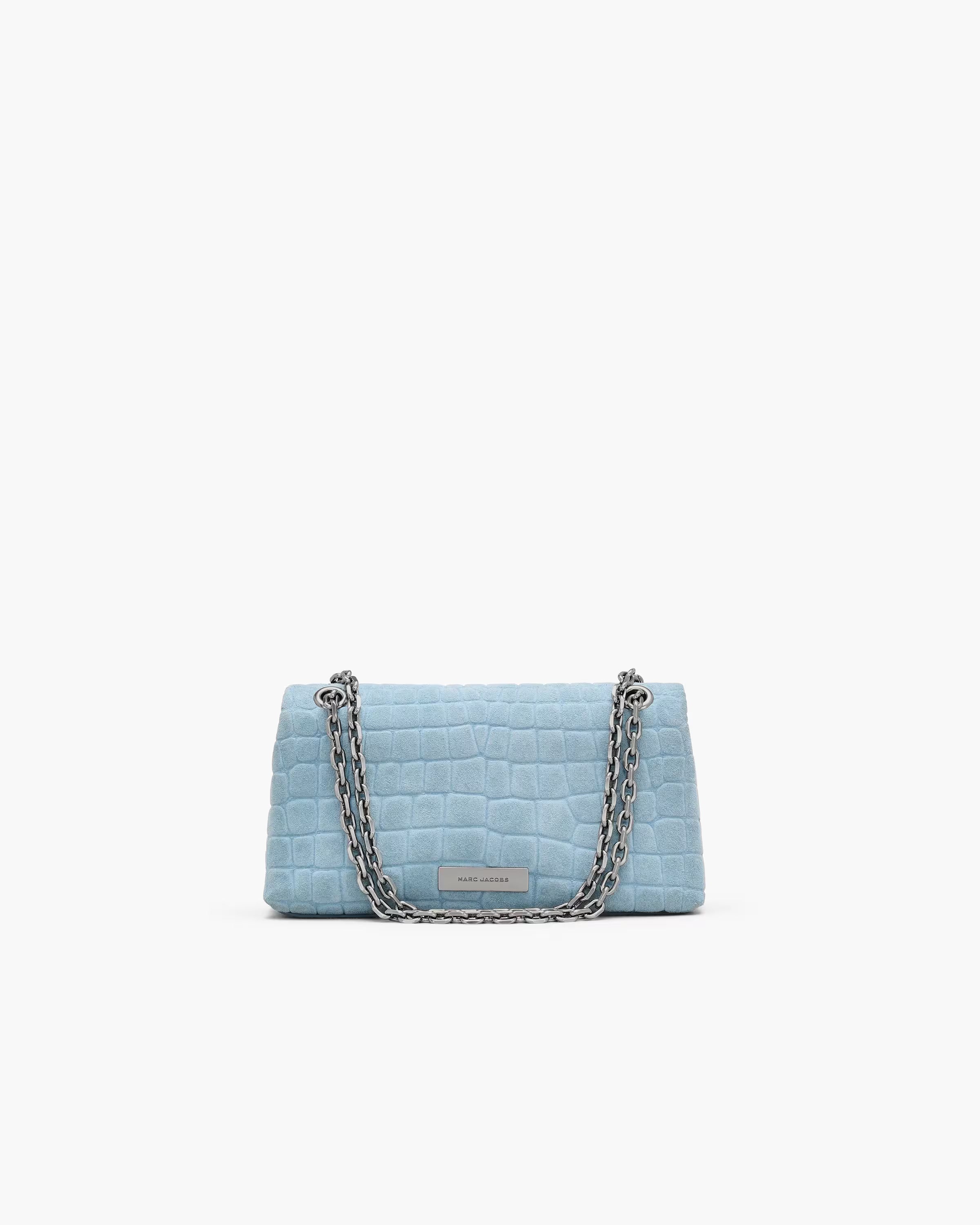 Marc Jacobs The Croc Dual Chain Mini Bag Blue Mist