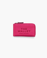 Marc Jacobs The Leather Top Zip Multi Wallet Raspberry Pink