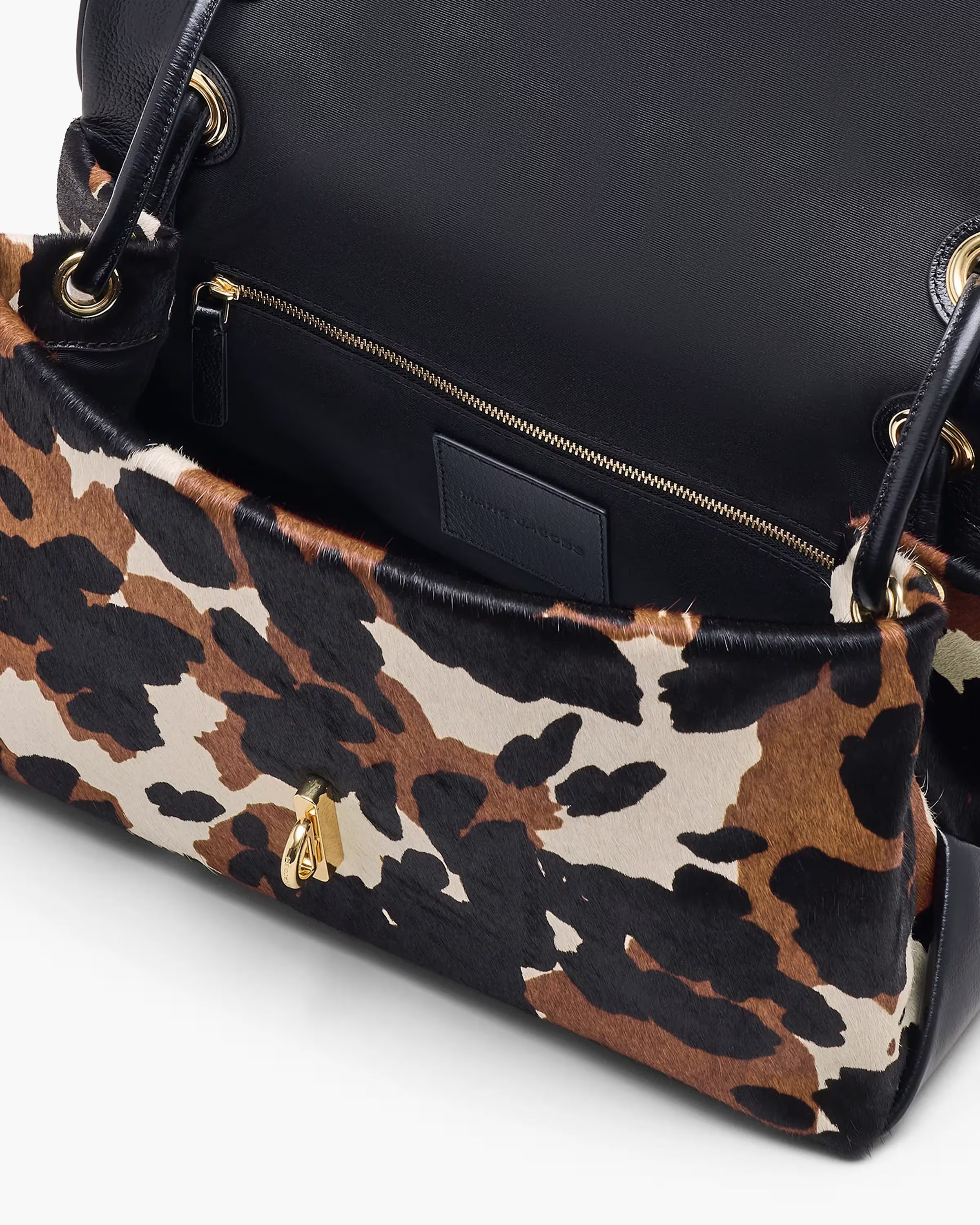 Marc Jacobs The Cow Haircalf Large Dual Bag Mocha Multi