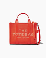 Marc Jacobs The Leather Medium Tote Bag Electric Orange