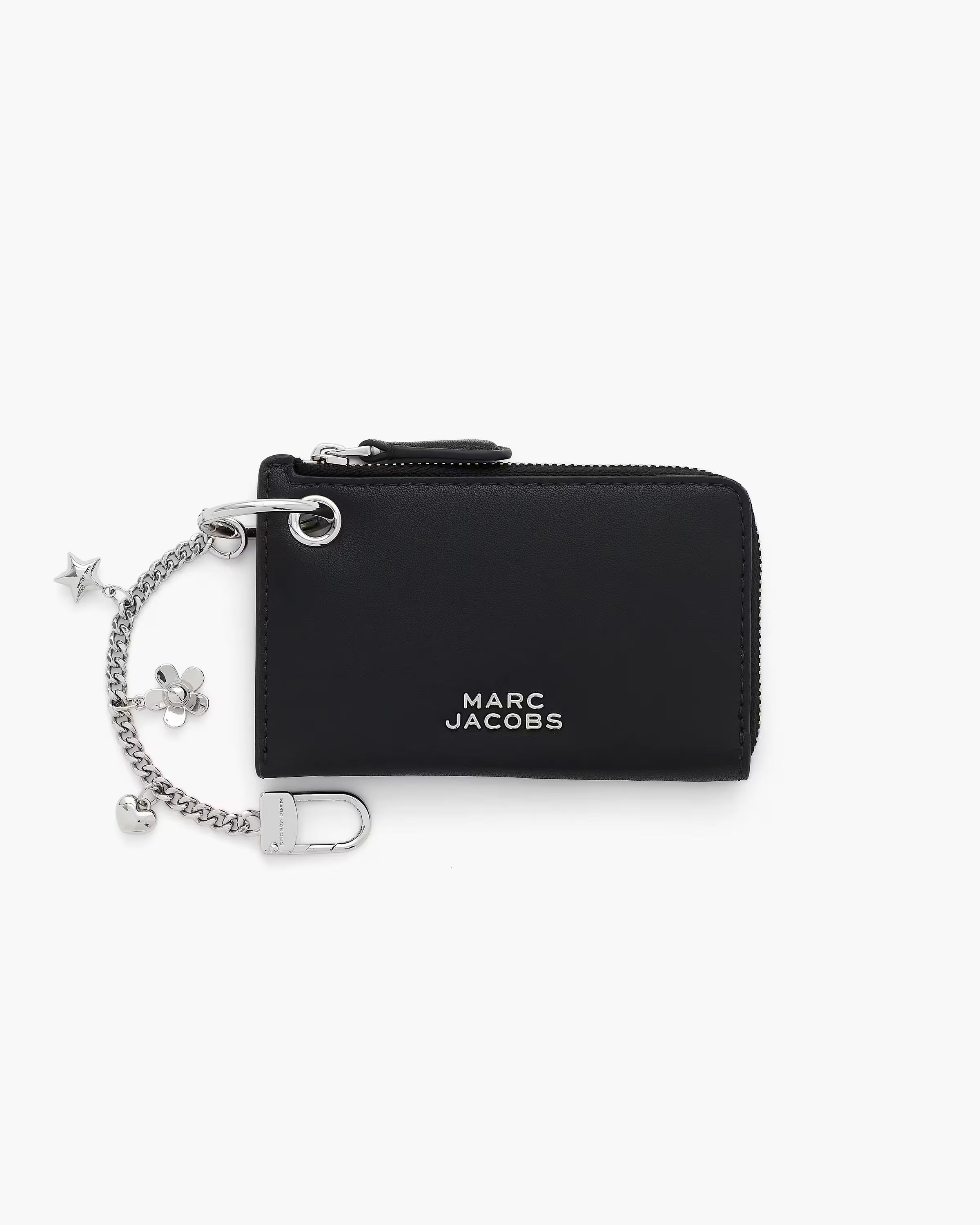 Marc Jacobs The Everyday Top Zip Charm Wallet Black