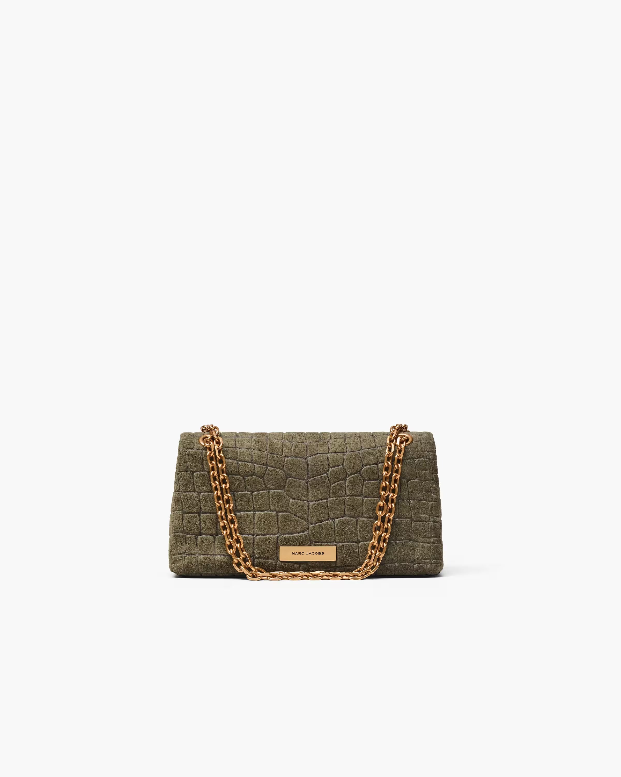 Marc Jacobs The Croc Dual Chain Mini Bag Olive