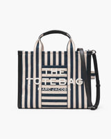Marc Jacobs The Stripe Canvas Medium Tote Bag Blue Sea Multi