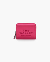 Marc Jacobs The Leather Mini Compact Wallet Raspberry Pink