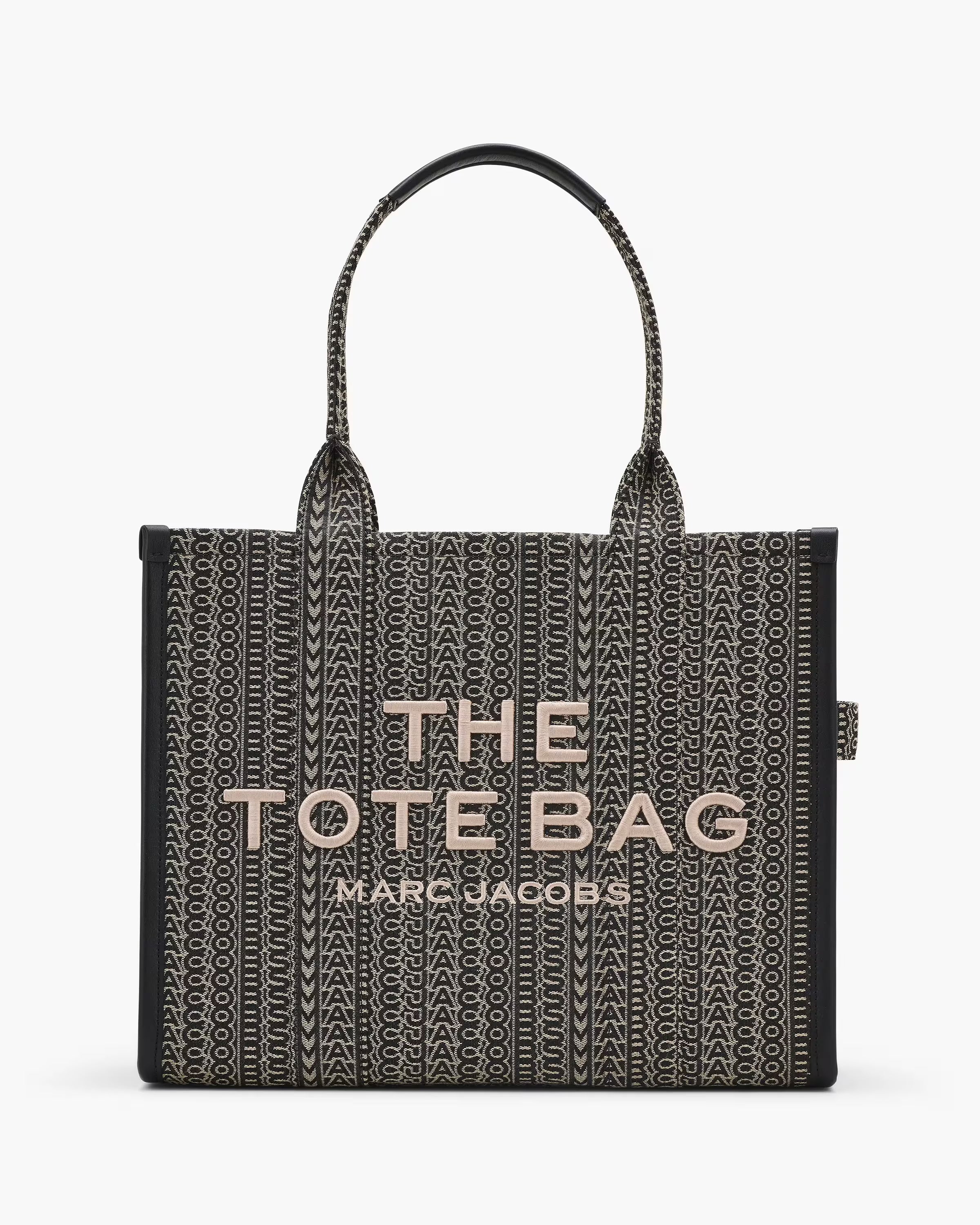 Marc Jacobs The Monogram Jacquard Large Tote Bag Beige Multi