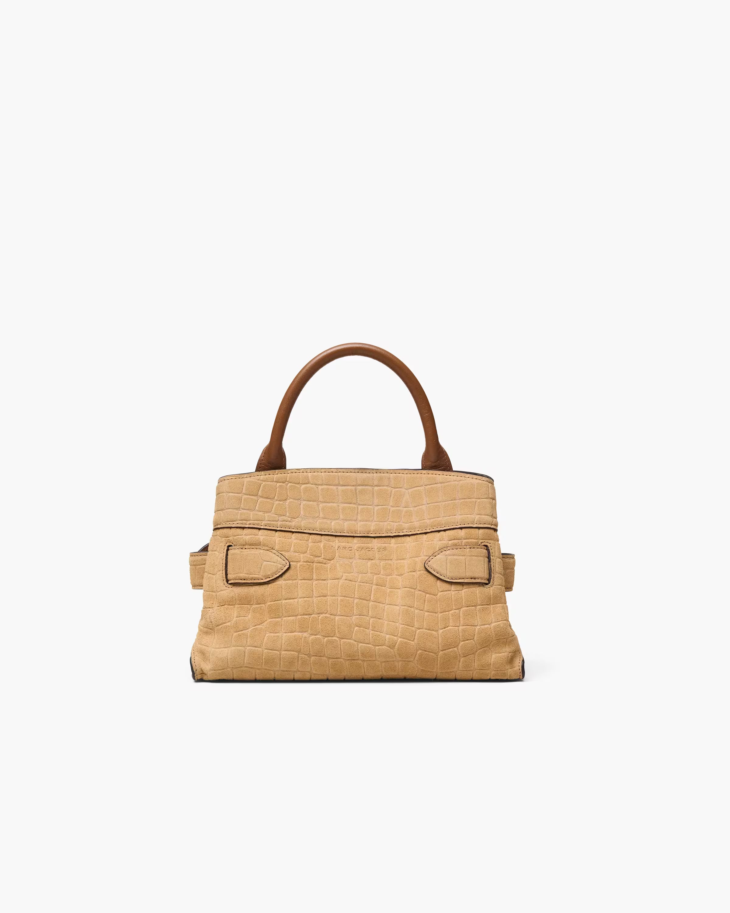 Marc Jacobs The Suede Croc Dakota Small Satchel Sahara