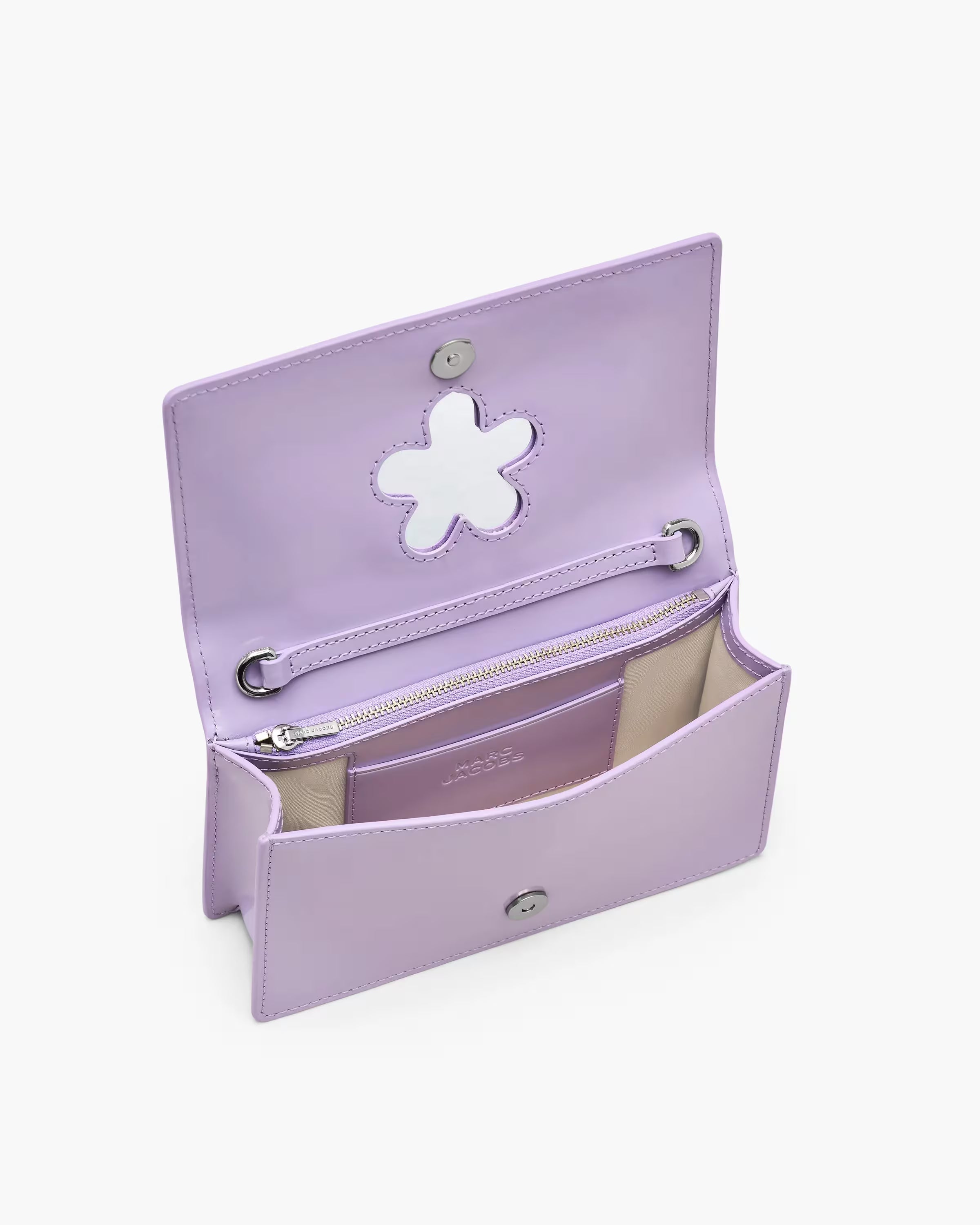 Marc Jacobs The Glam Mirror Mini Bag Orchid