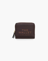 Marc Jacobs The Leather Mini Compact Wallet Ganache