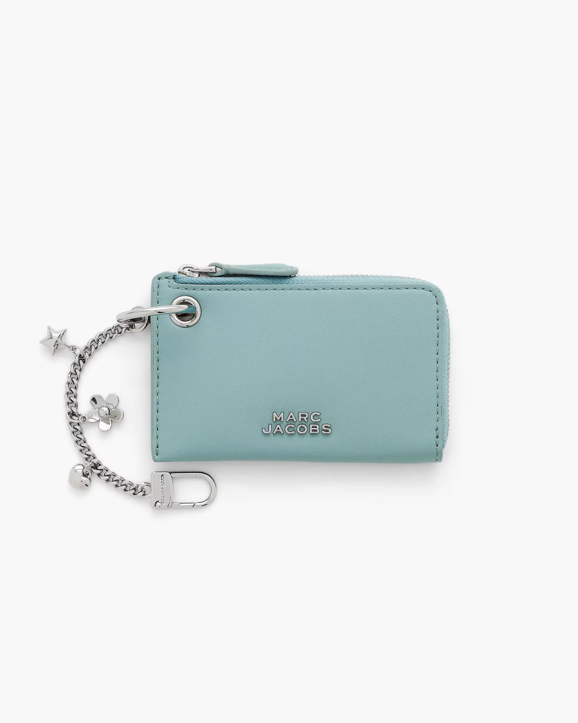 Marc Jacobs The Everyday Top Zip Charm Wallet Sky Blue