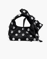 Marc Jacobs The Gem Nylon Bow Mini Sack Bag Black