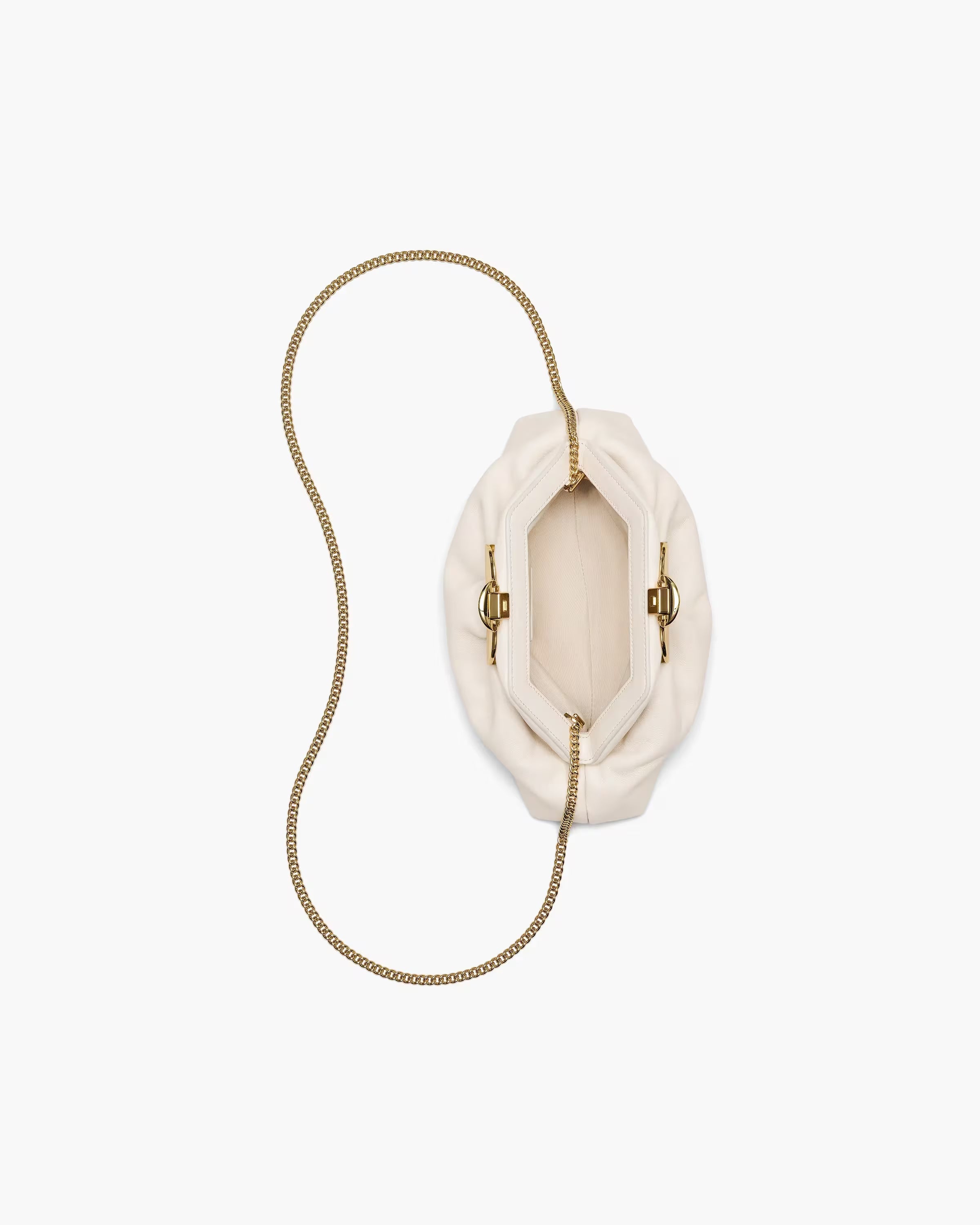 Marc Jacobs The Glam Small Clutch Ivory