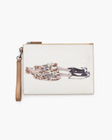Marc Jacobs The Runway Illustration Wristlet Camel