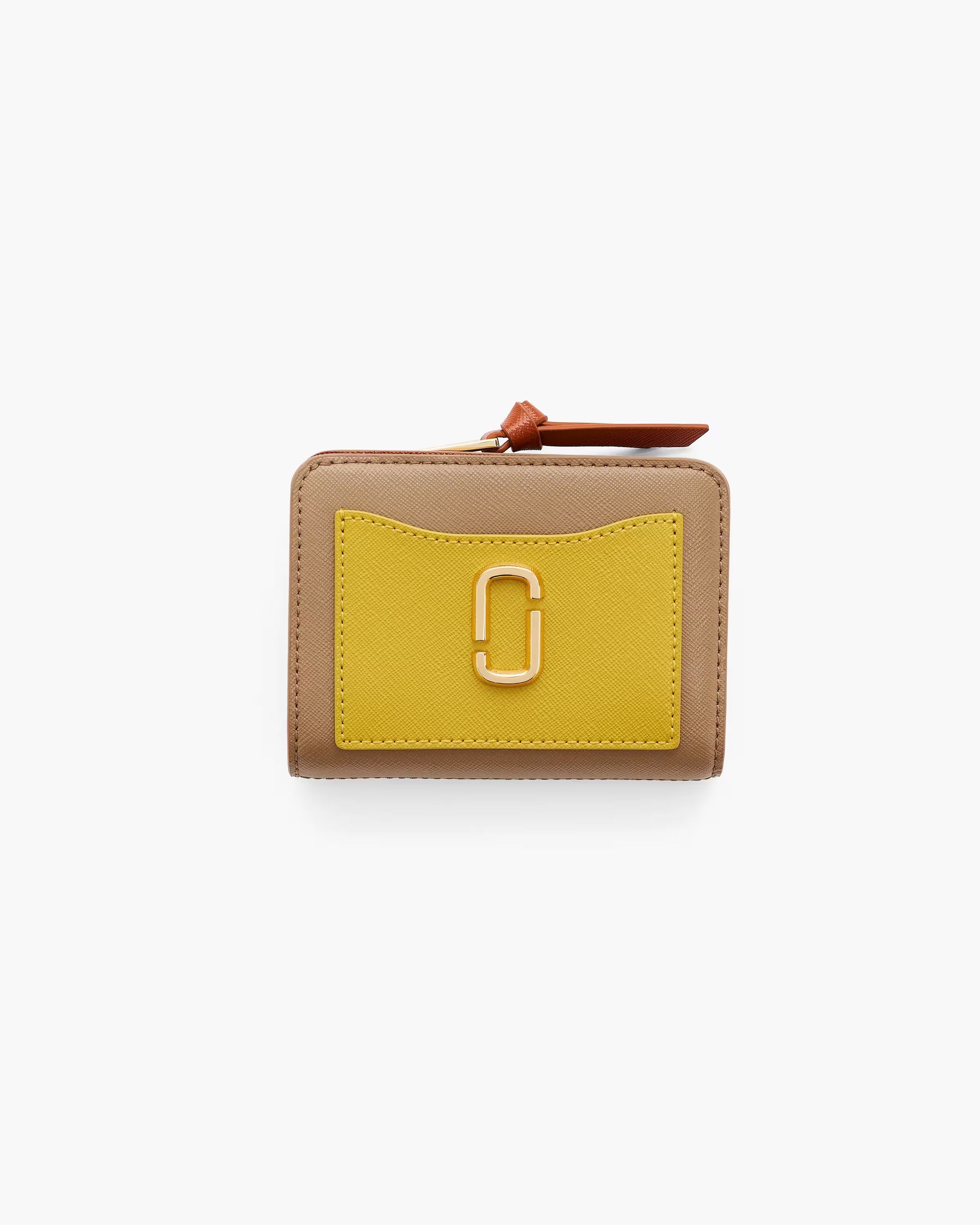 Marc Jacobs The Utility Snapshot Mini Compact Wallet Joy Yellow Multi