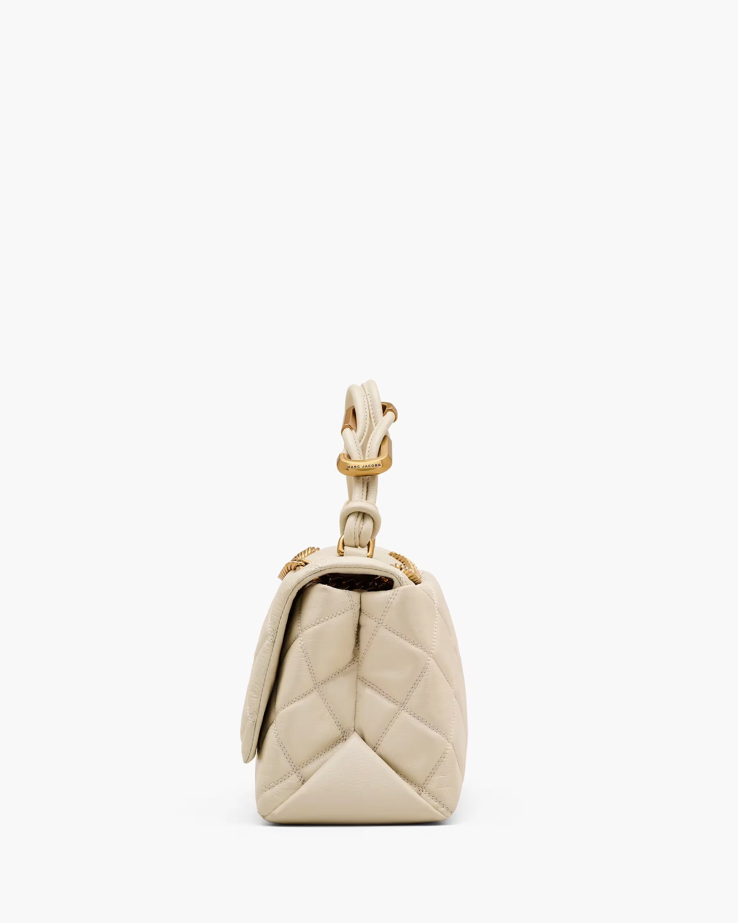 Marc Jacobs The Quilted Dual Convertible Shoulder Bag Cloud White