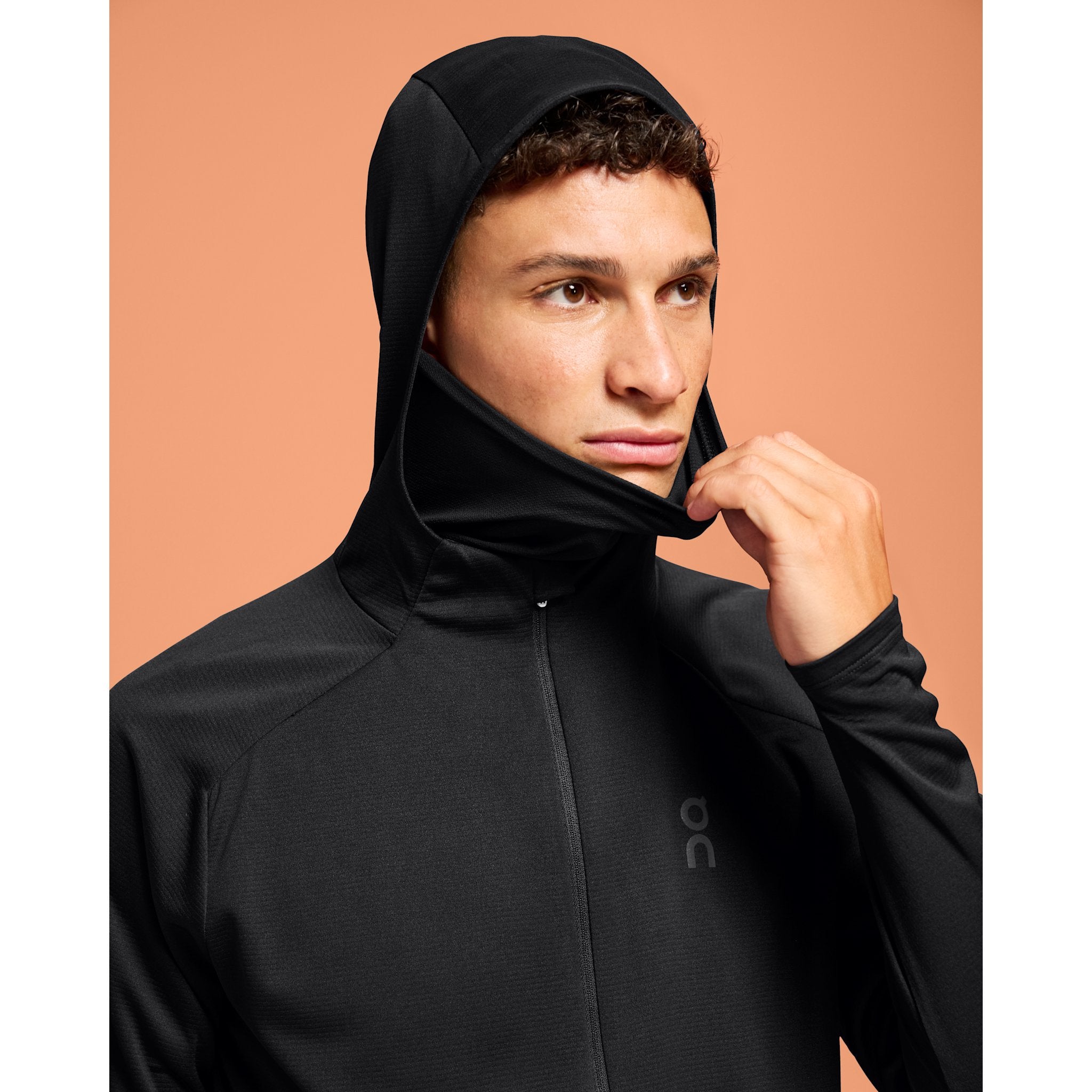 On Climate Zip Hoodie Black