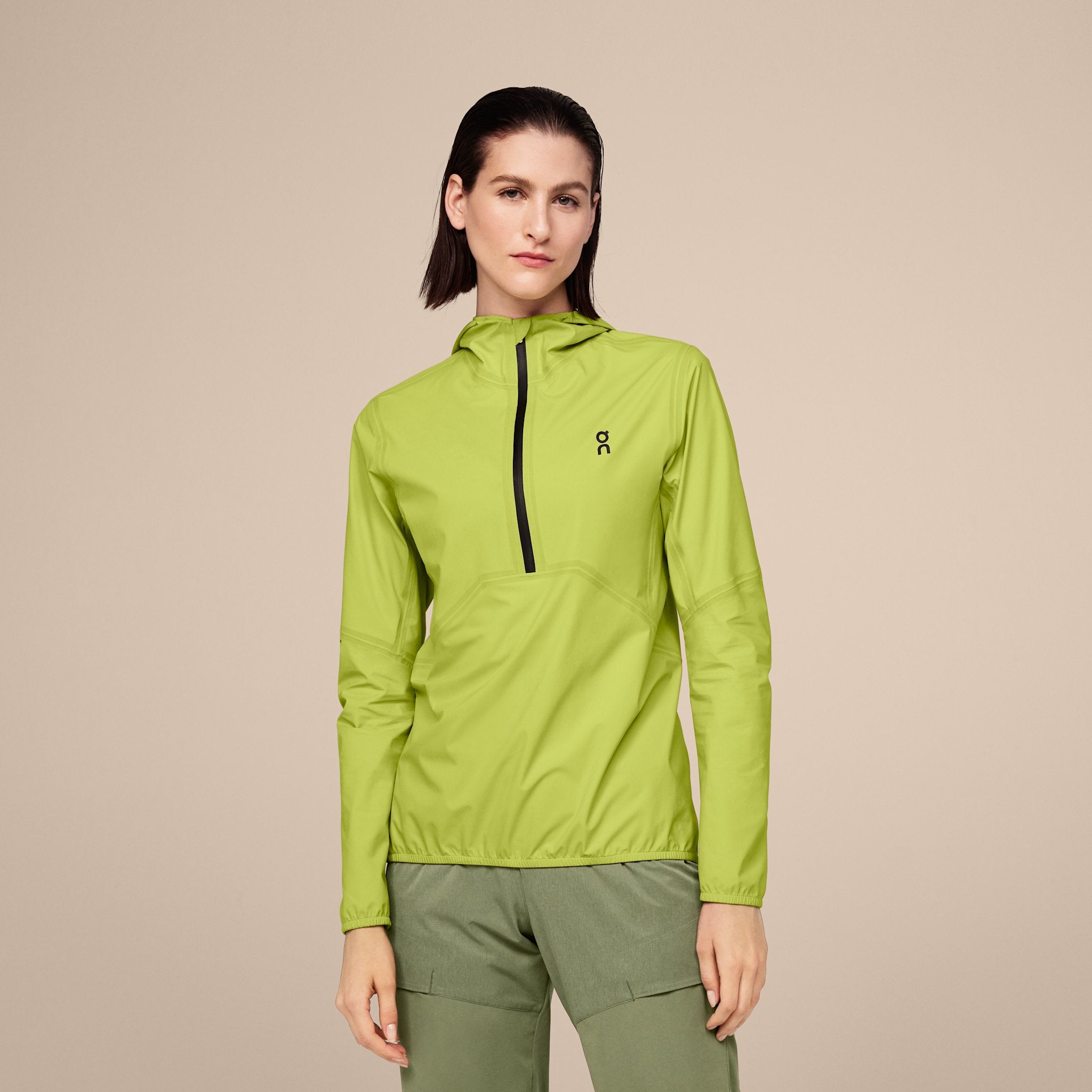 On Waterproof Anorak Black
