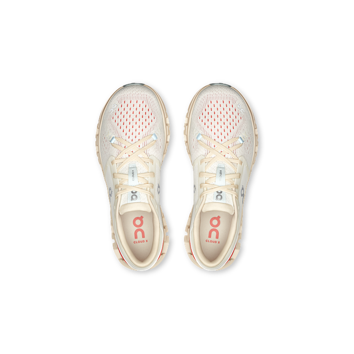 ON Running Women's Cloud X 4 Ivory | Salmon - Ivory | Salmon