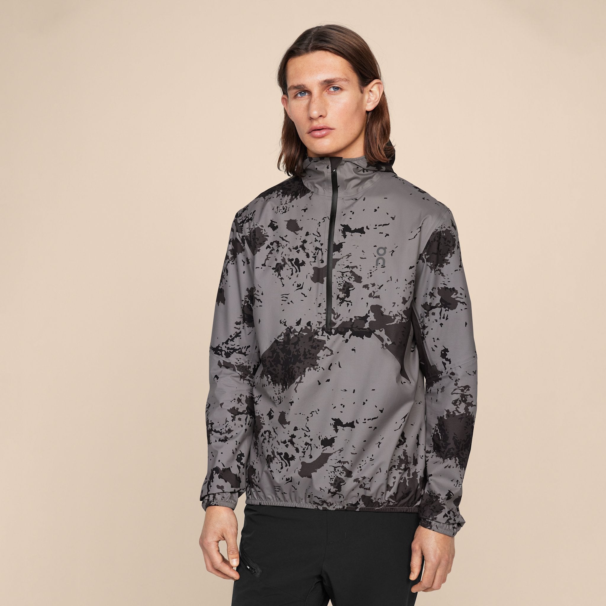 On Waterproof Anorak Black