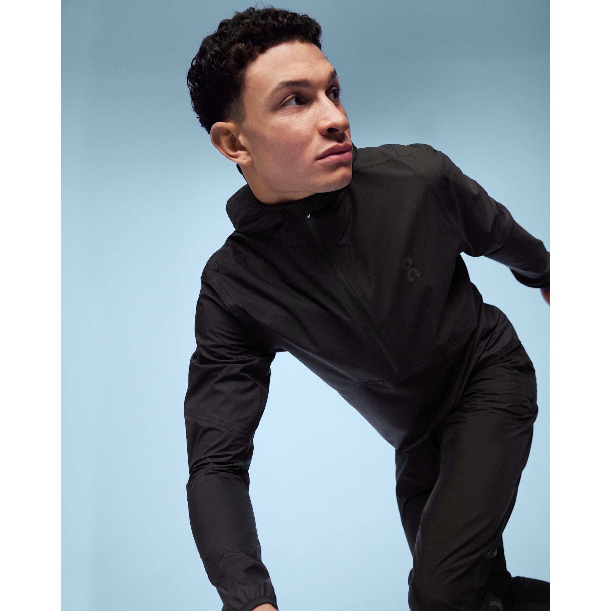 On Waterproof Anorak Black