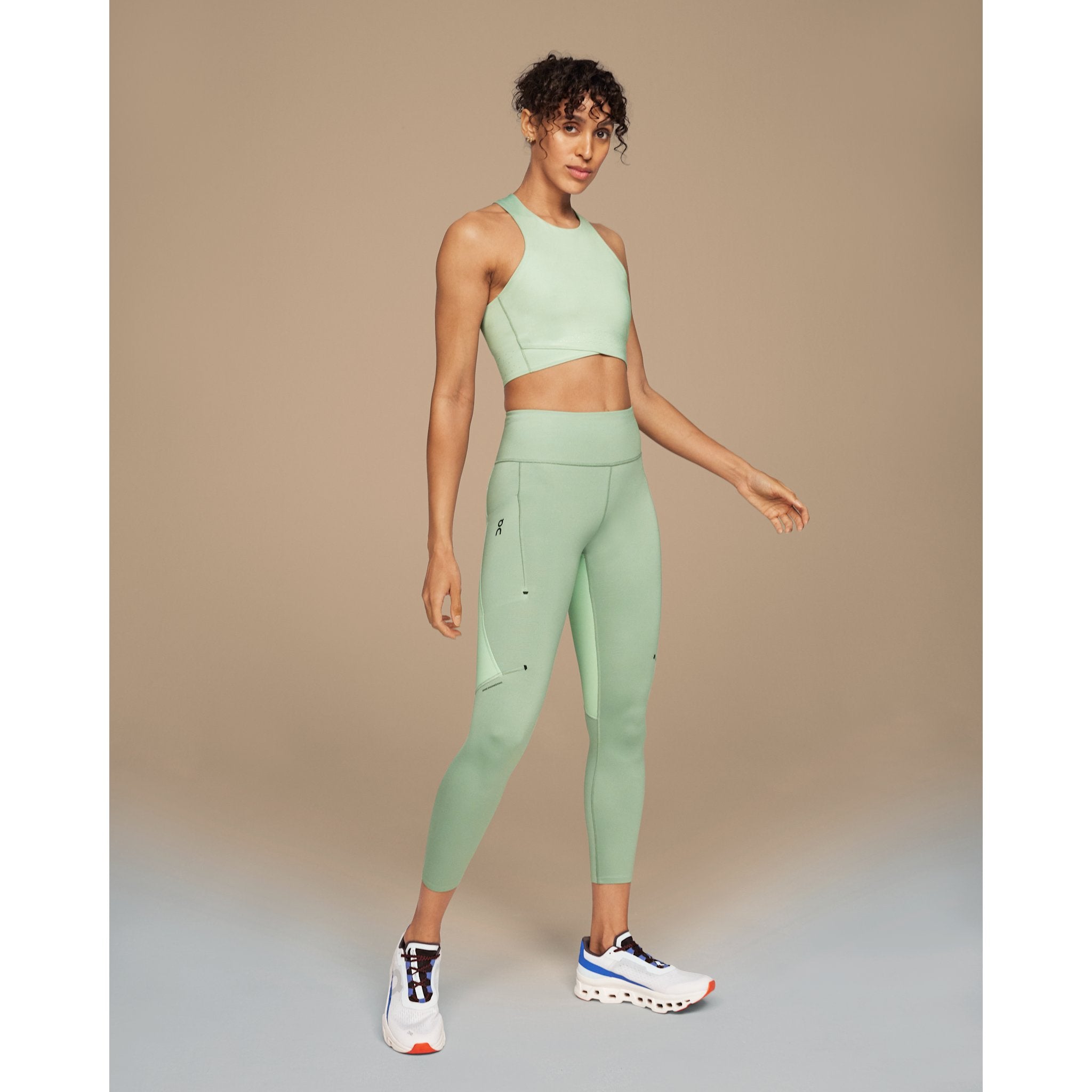 On Performance Tights 7/8 Moss | Creek